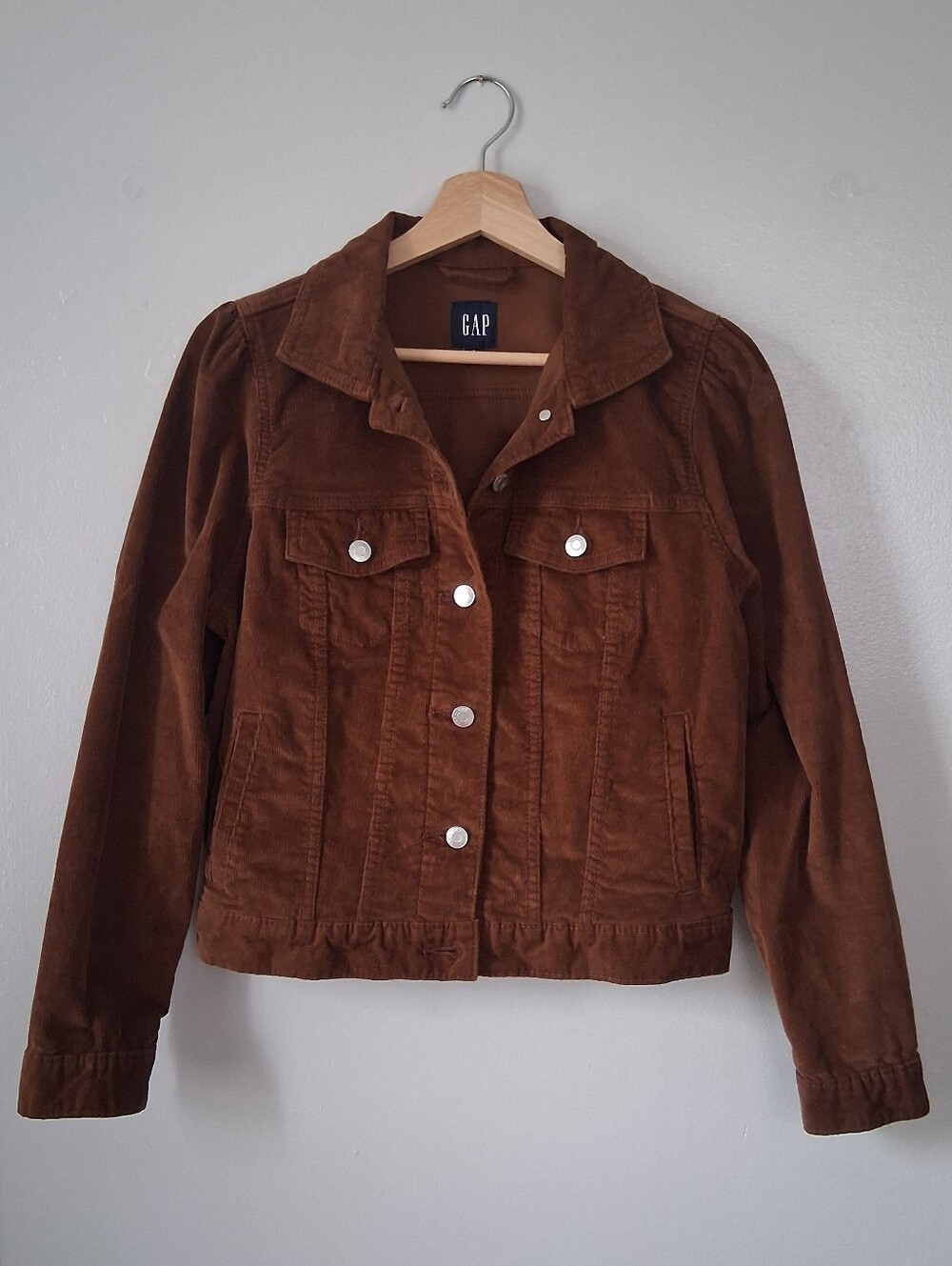 Gap Brown Corduroy Jacket Coat Cotton
